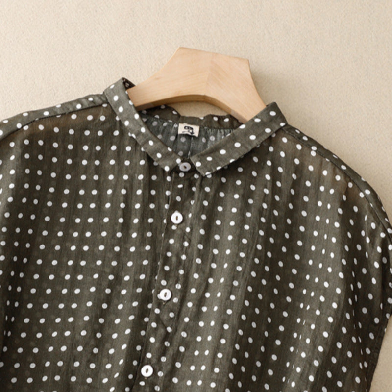 ALENA LINEN TOP