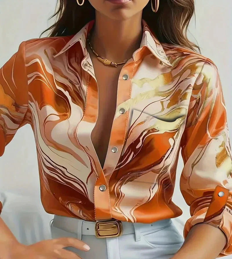 ELOURA SATIN FLOW SHIRT