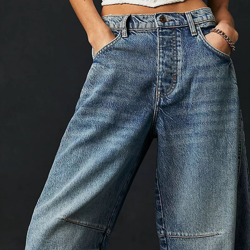 Celeste Barrel Jeans
