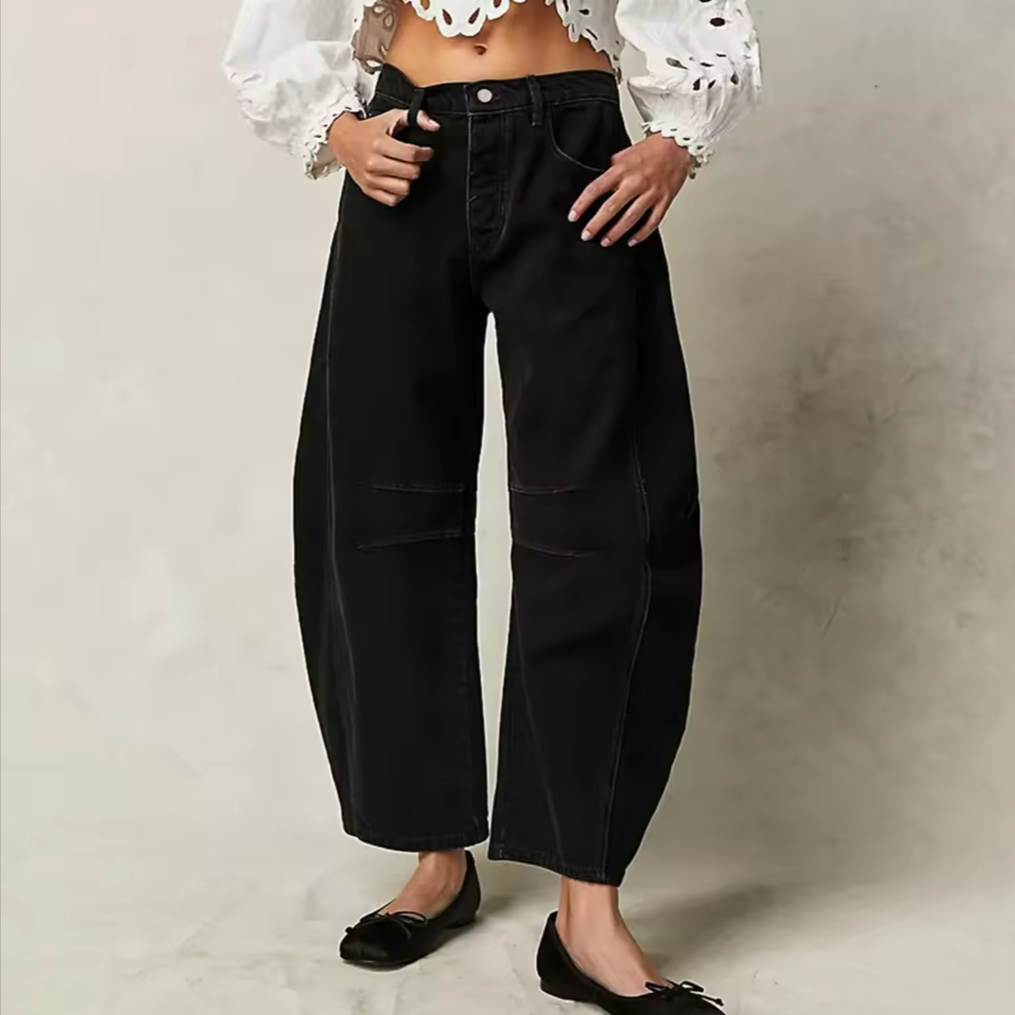 Celeste Barrel Jeans