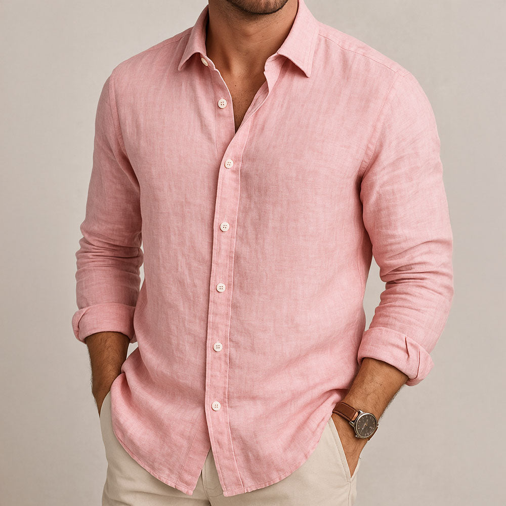 Santorini Linen Shirt