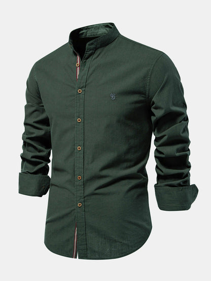 Atlas Stand Collar Shirt