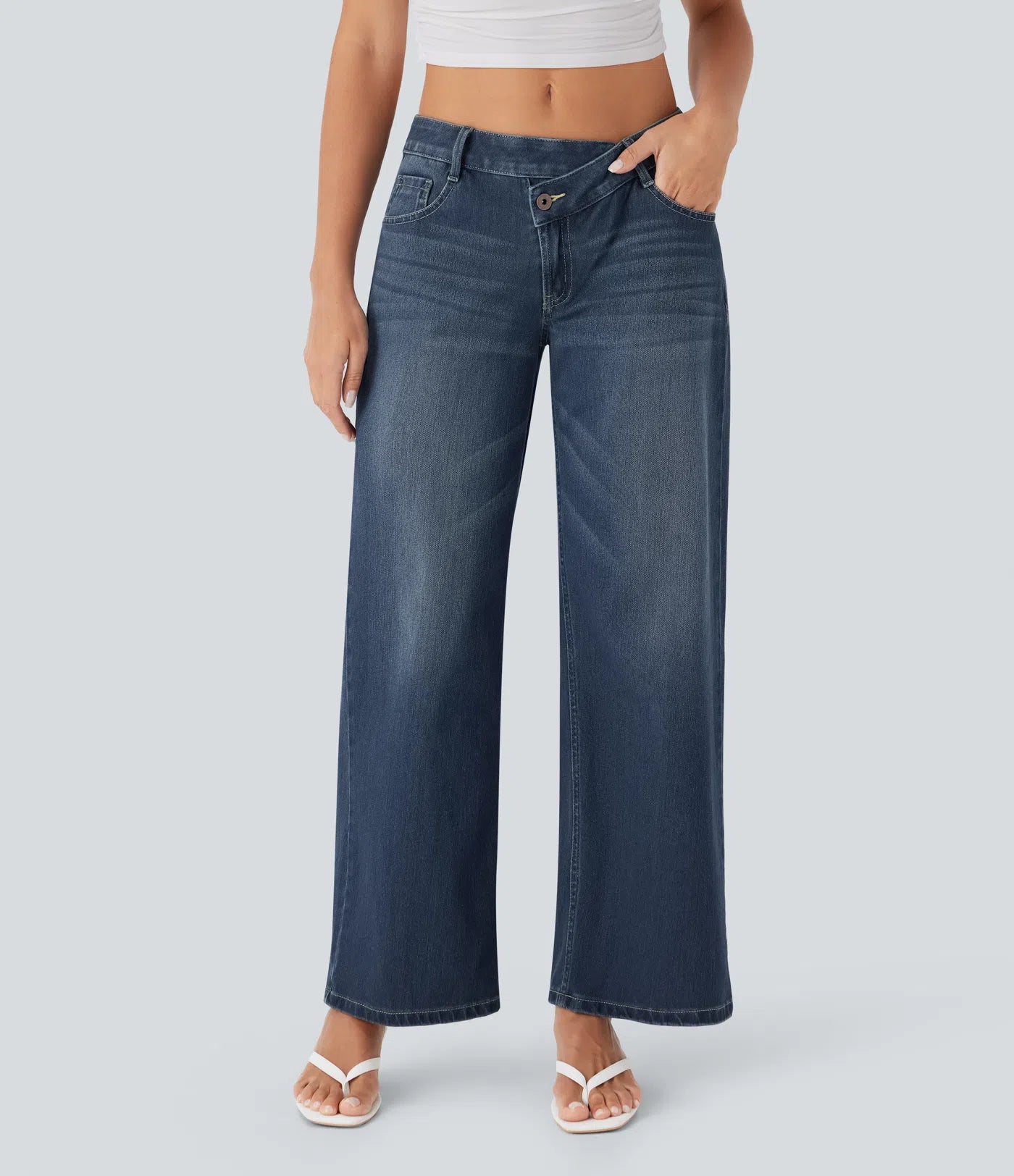 Calira Washed Casual Jeans