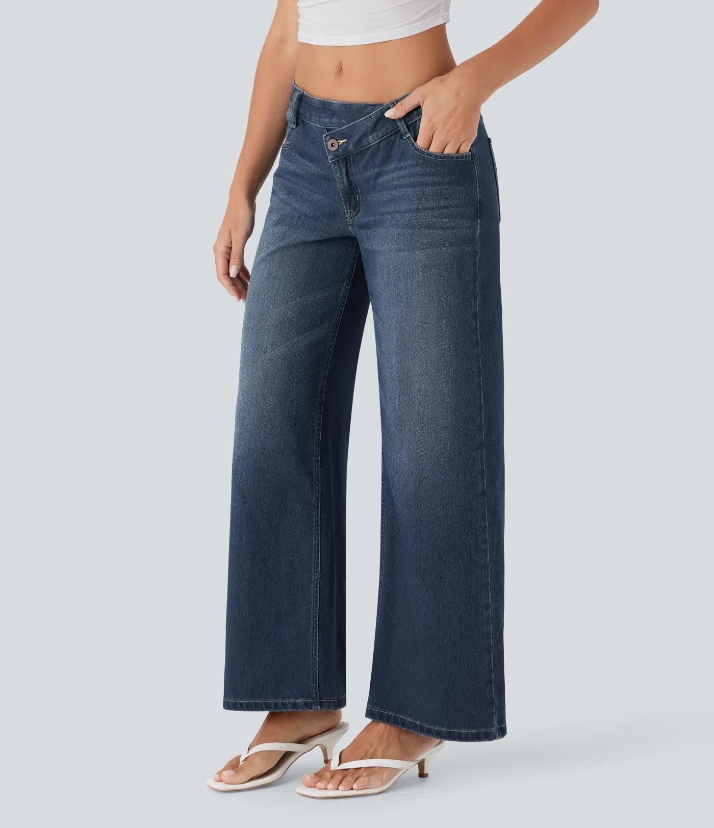 Calira Washed Casual Jeans