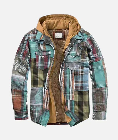 Dexter Patchwork Check Jacket