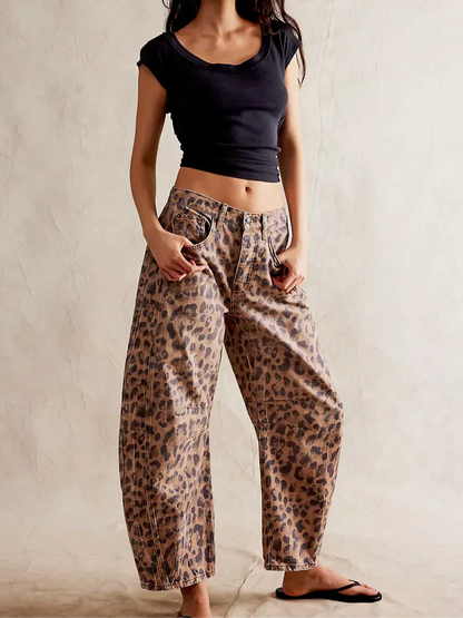 Celeste Barrel Jeans
