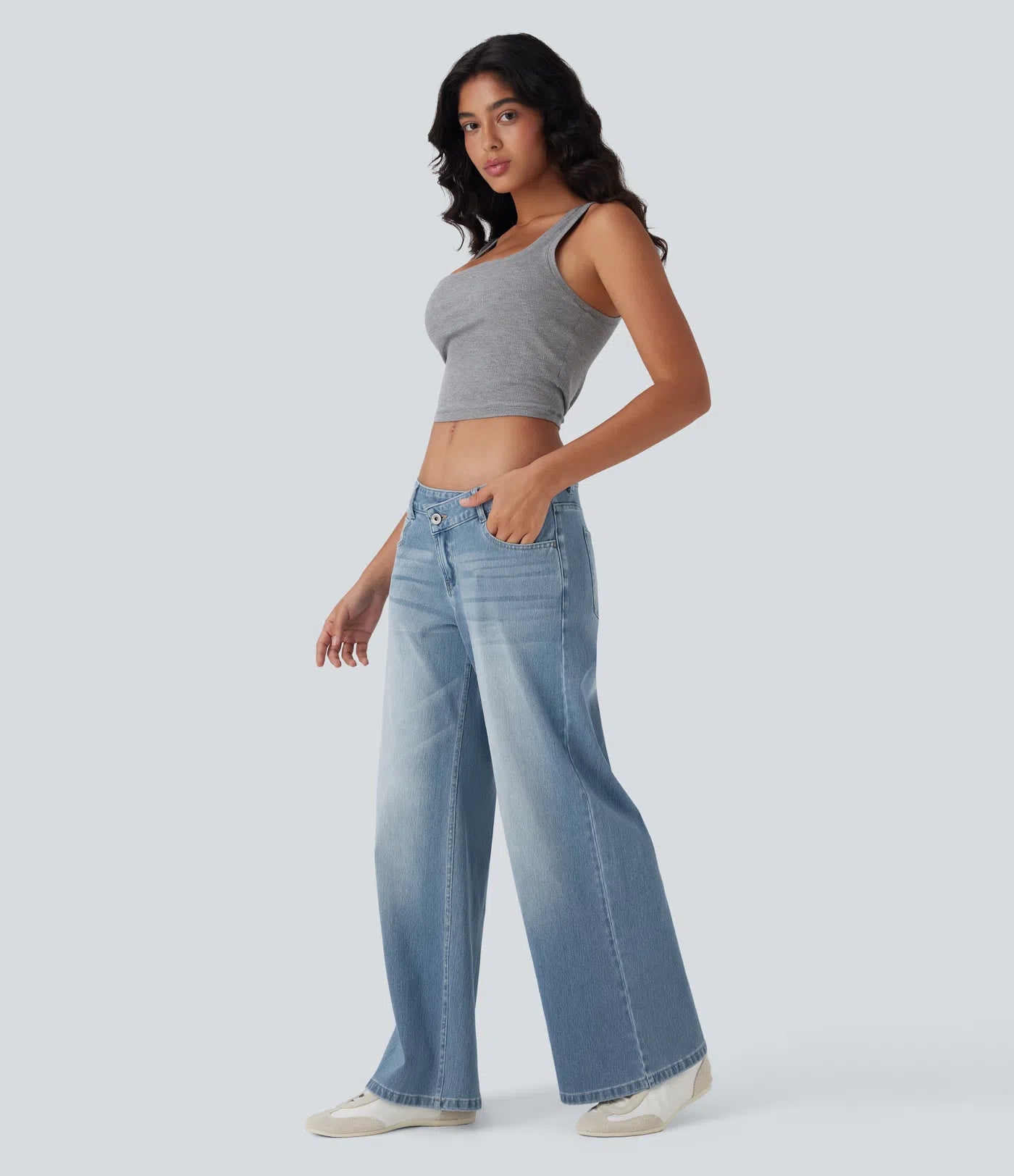 Calira Washed Casual Jeans
