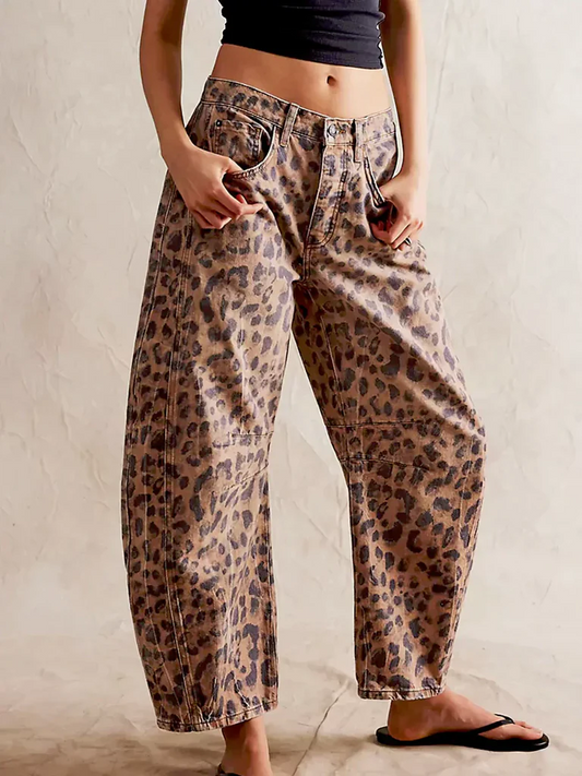 Celeste Barrel Jeans
