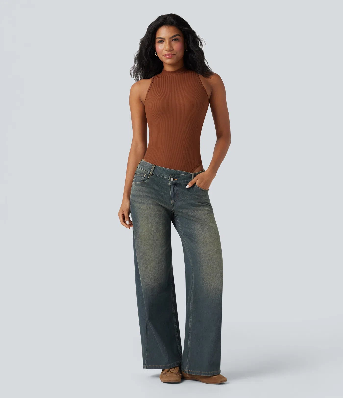 Calira Washed Casual Jeans