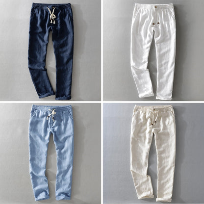 Theodore Casual Linen Trousers