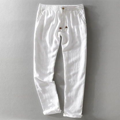Theodore Casual Linen Trousers