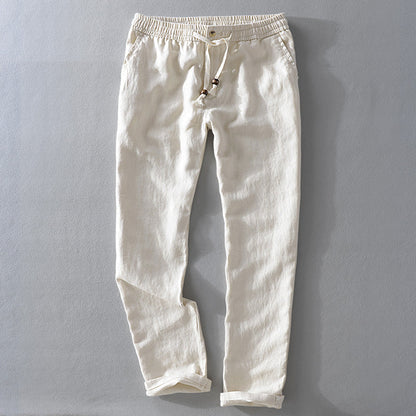 Theodore Casual Linen Trousers