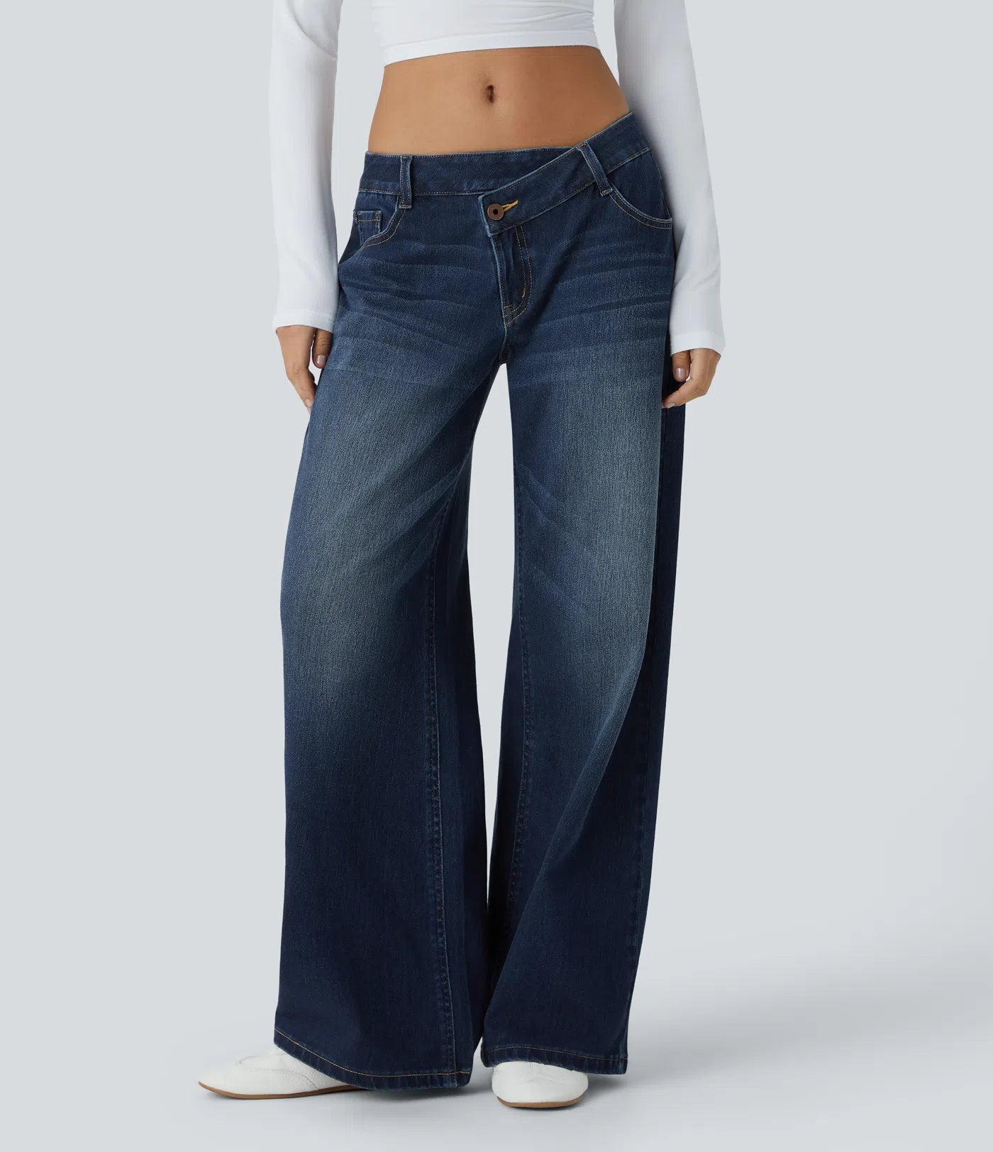 Calira Washed Casual Jeans