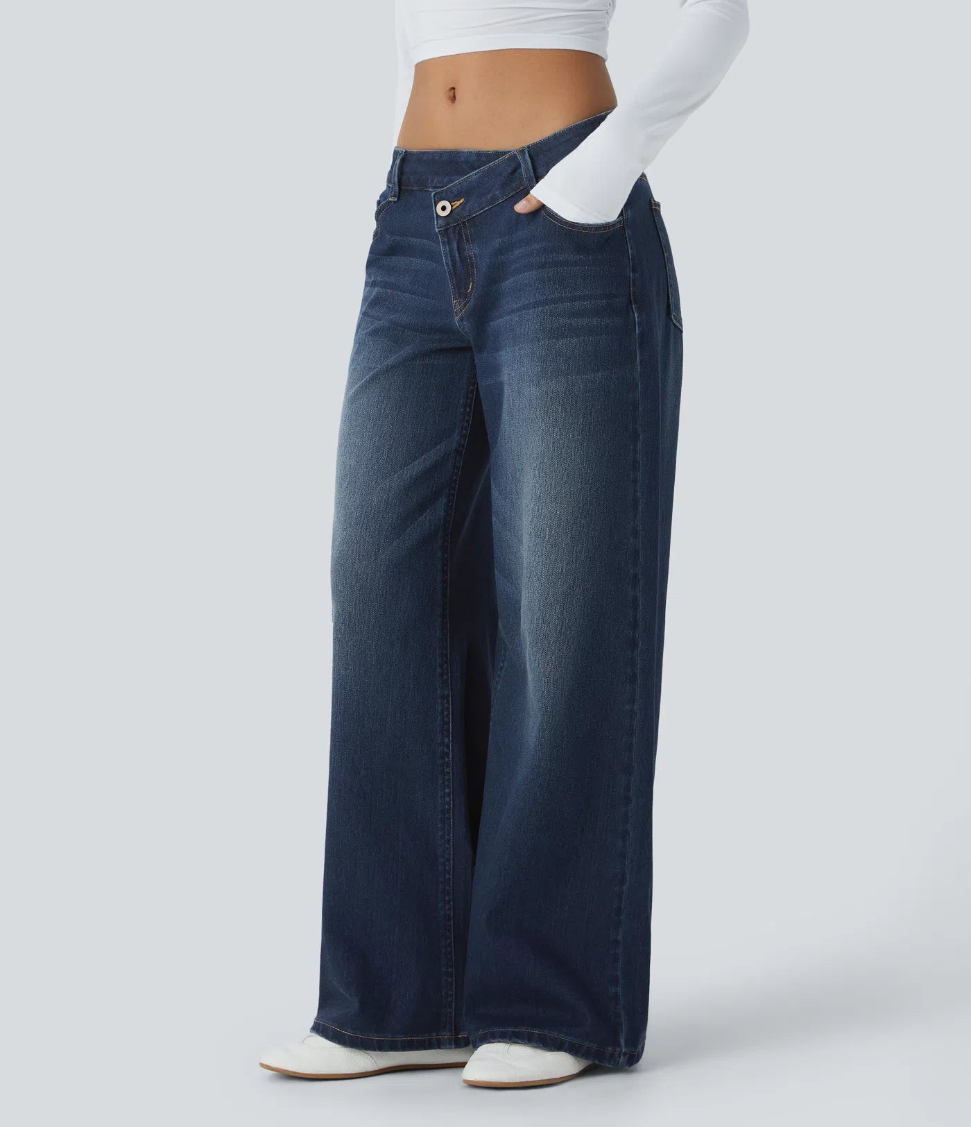 Calira Washed Casual Jeans
