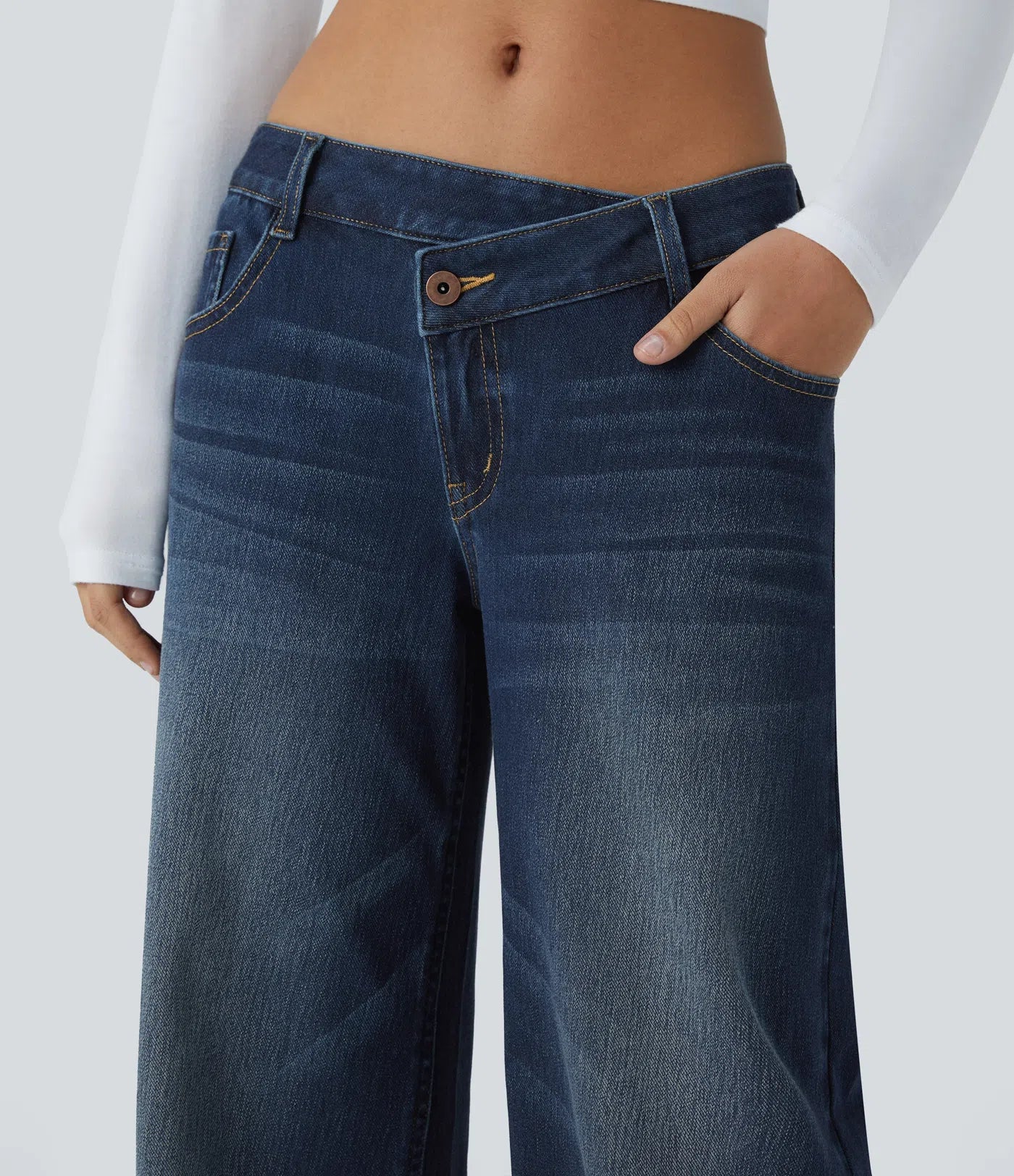 Calira Washed Casual Jeans