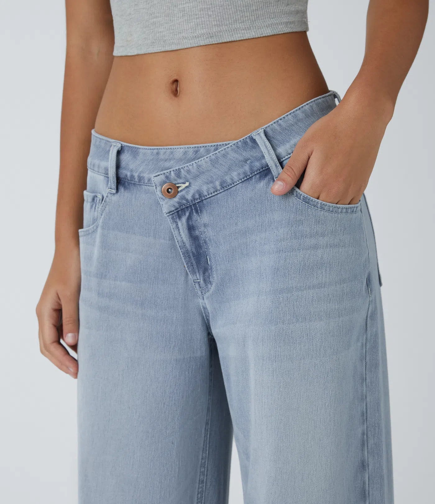 Calira Washed Casual Jeans