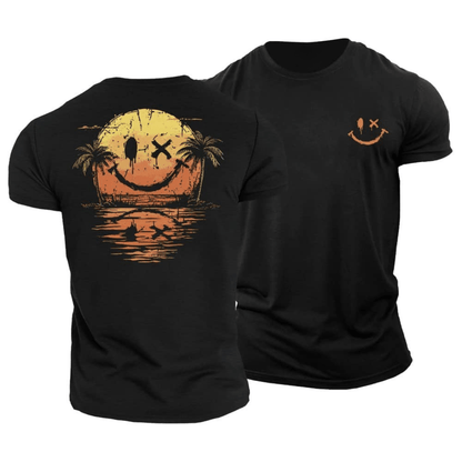 Smiley Sunset Tee